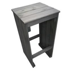 Barhocker Anthrazit Wismar - 38 x 40 x 80 cm - Farbe: Anthrazit - Barhocker aus imprägniertem Kiefernholz