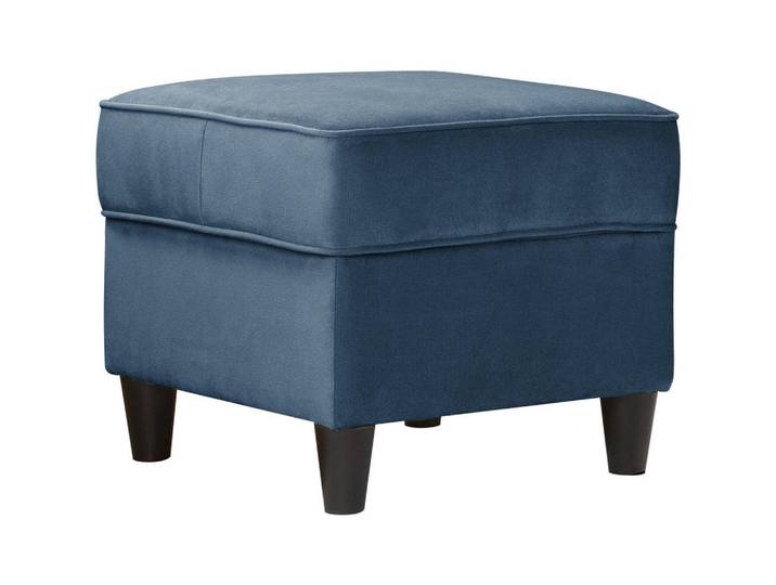 Mid.you Hocker, Blau, Holz, quadratisch, 52x45x52 cm, Made in EU, Wohnzimmer, Hocker, Sitzhocker