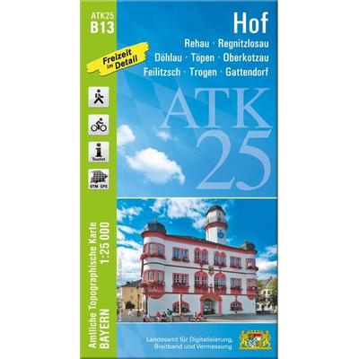 ATK25-B13 Hof (Amtliche Topographische Karte 1:25000), Sonstige von , Landesamt für Digitalisierung, Breitband und Vermessung, Bayern,
