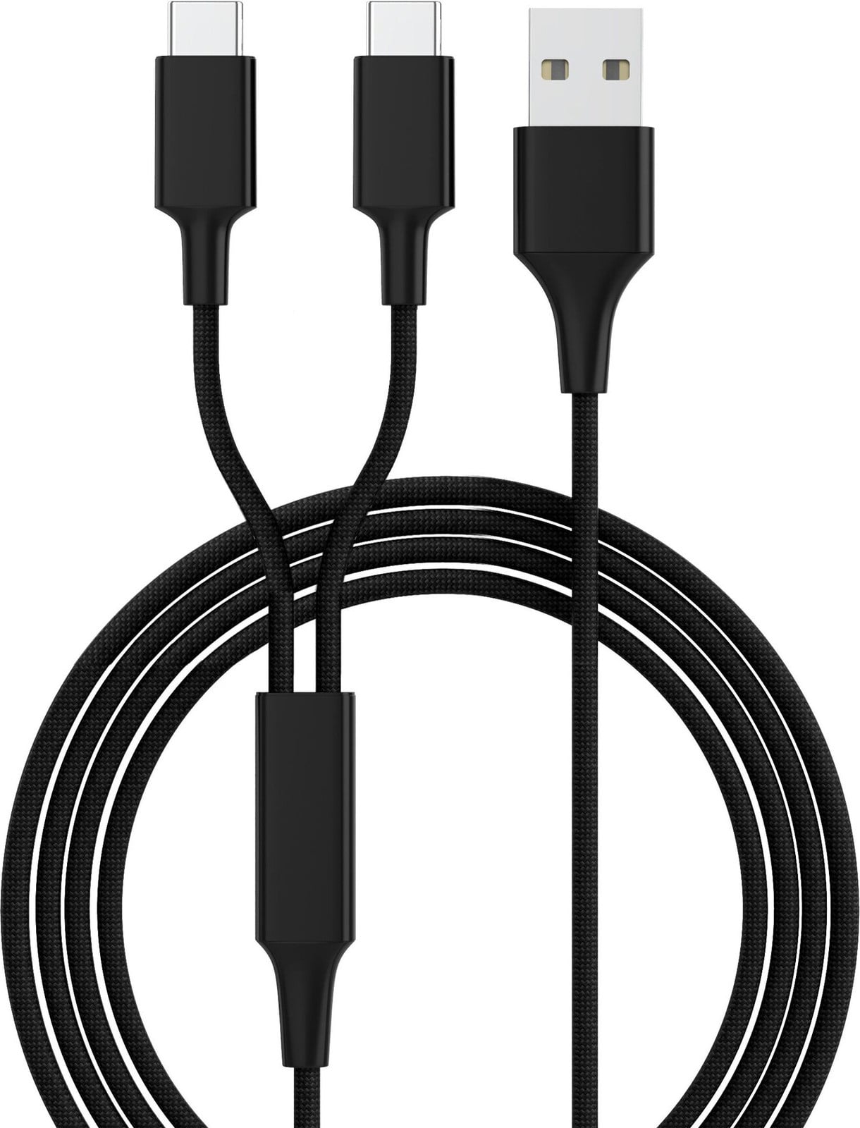 Smrter Hydra DUO USB-C ladekabel, 120 cm, zwart