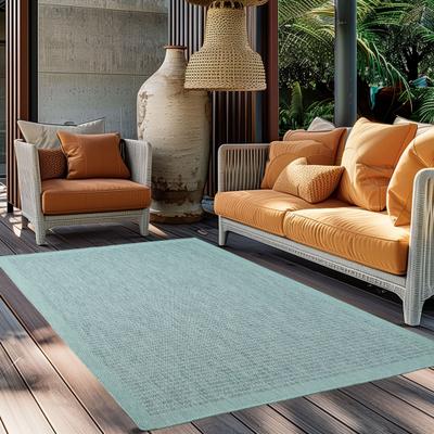 Outdoorteppich AYYILDIZ TEPPICHE "GIZA 1410, auch als Läufer und Rund", blau, B:160cm H:3mm L:230cm, Polypropylen, Teppiche, Outdoorteppich, Läufer, In- und Outdoor, Wetterfest, Wasserabweisend, robust