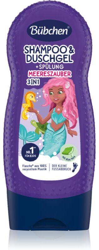 Bübchen Kids Shampoo & Shower Gel & Conditioner shampoing, après-shampoing et gel douche 3 en 1 230 ml
