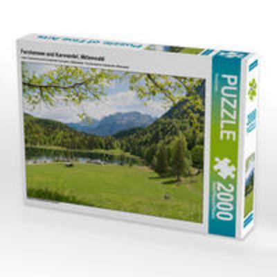 CALVENDO Puzzle Ferchensee und Karwendel, Mittenwald | 2000 Teile Lege-Größe 90x67cm Foto-Puzzle für glückliche Stunden