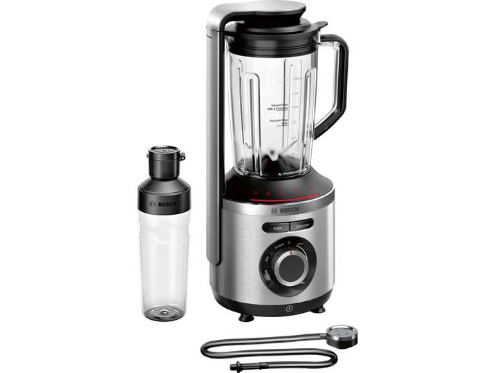 Bosch Serie 8, Vakuum-Mixer, VitaPower, 1000 W, Silber, MMBV621M, ID MMBV621M