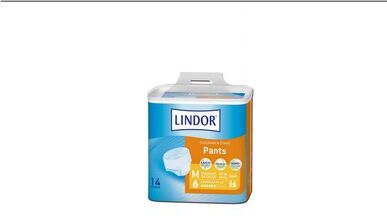 Lindor Cuecas Absorventes Plus Incontinência Médio 14 un