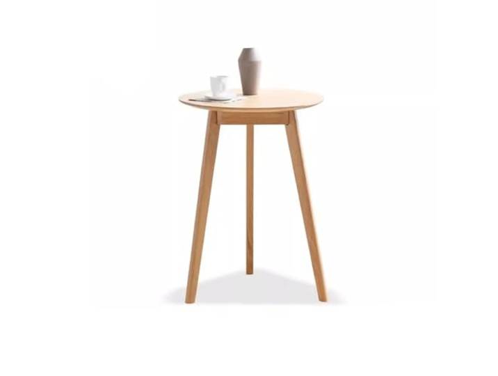 YCCHAH Sofatisch Massivholz Kleiner Runder Tisch Verhandlungstisch Sofa Beistelltisch Couchtisch Nordischer Balkon Freizeittisch Wohnzimmer-Beistelltisch(A)