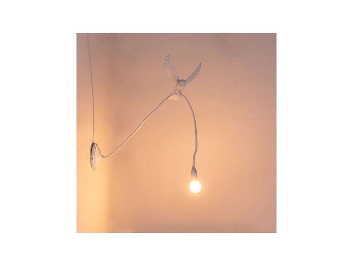 Sparrow Landing Wandleuchte White - Seletti - Wohnzimmer - Kunststoff