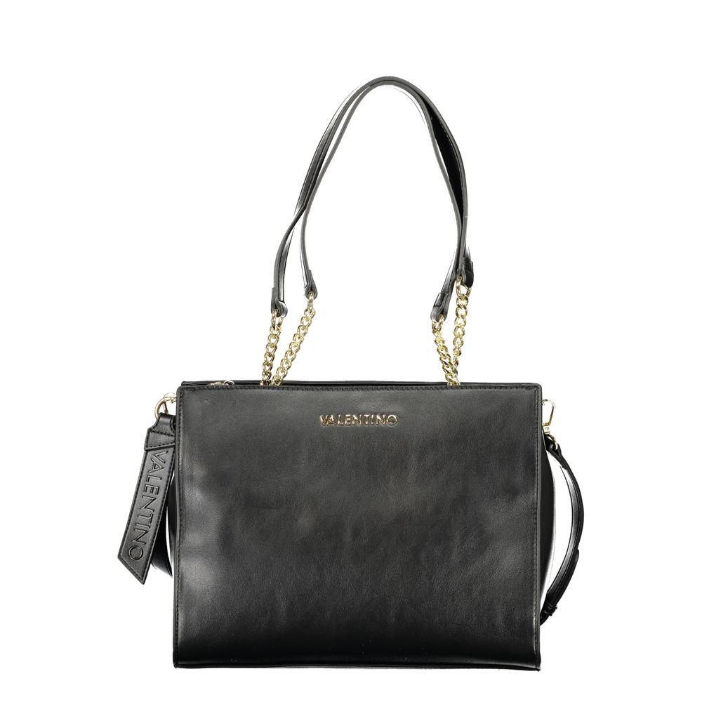 Mario Valentino Schwarze Polyurethan Damen Tasche