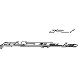 Maco, Drehkippbeschlag, MT Kippverschluss unten für Türen, FFH 1801-2350 mm (52433)