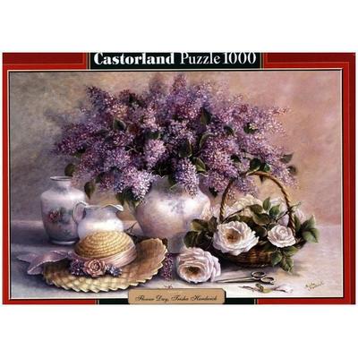 Castorland 1000 Piece Jigsaw Puzzle, Flower Day by Trisha Hardwick, Plant and Flower Puzzle, Painting Puzzle, Still Nature Art, Adult Puzzle,
