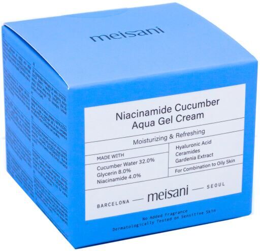 Meisani Niacinamide Cucumber Aqua Gel Cream 50 ml