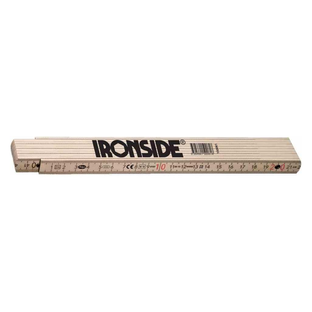 Ironside Holz-Gliedermassstab 2m (2 m) (150061)
