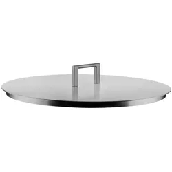 Alessi Deckel CONVIVIO silberfarben, Zubehör Kochgeschirr, Silber