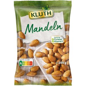 Kluth Mandeln ohne Schale, naturbelassen, roh, 200 g