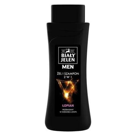 Biały Jeleń BiaÅ'y JeleÅ" Hypoallergenic Gel & Shampoo 2In1 For Men Burdock 300Ml (300 ml) (43005743)