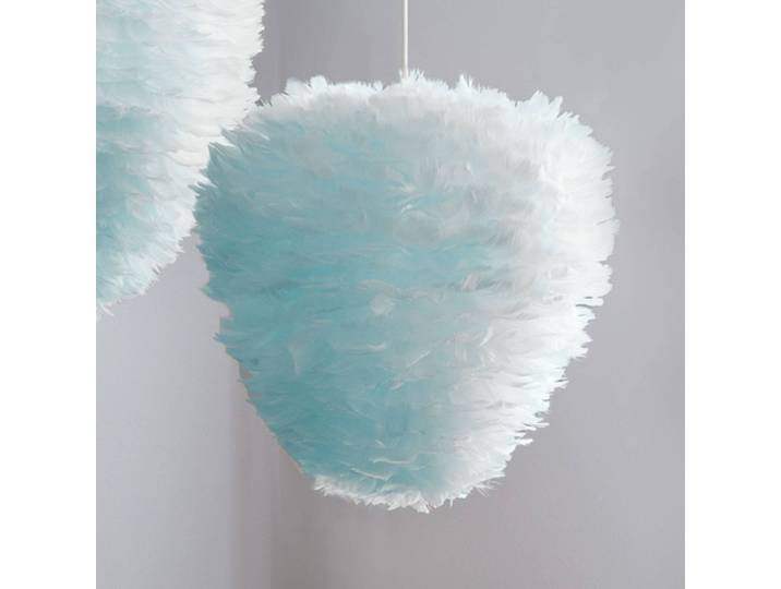 Design hanglamp Eos Evia Large, dimbaar, blauw, Woon-/ Eetkamer, Scandinavisch, hanglamp
