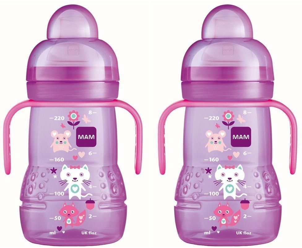 MAM Trainer+ 220 ml für Mädchen 2x 2x1 St