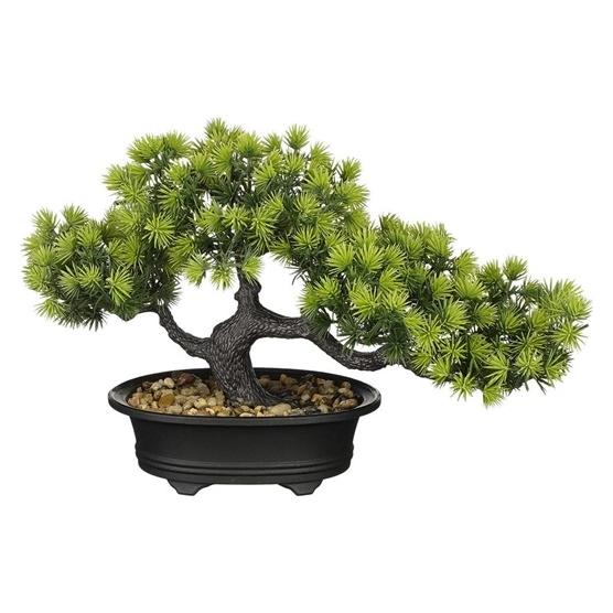 Mica Decorations Bonsai In Topf grün - l33xb13xh21cm (21 cm) (1128796)