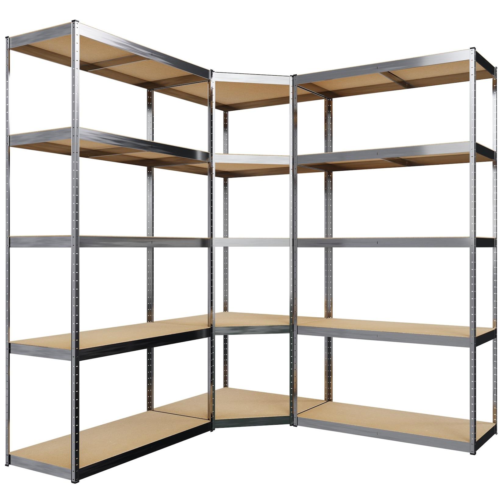 CLP 3er Regalsystem Farbe: silber