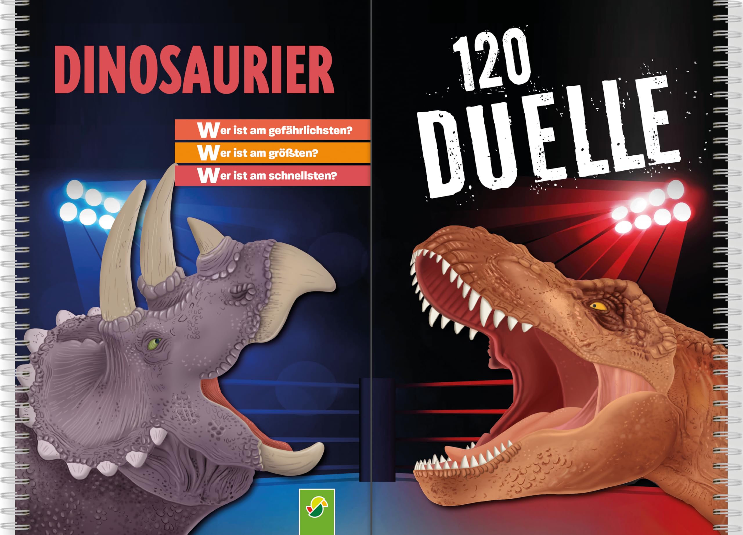 Uli Apfelthaler - 120 Duelle Dinosaurier: Ranking-Buch zum Vergleichen der gefährlichsten Dinosaurier in 120 Duellen. Quartett als Buch. Für Dino-Fans ab 6 Jahren. - Preis vom 09.10.2026 07:28:09 h