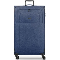 Redolz Essentials 12 4-Rollen Trolley XL 90 cm sehr gross Sondergrösse, Koffer, Blau