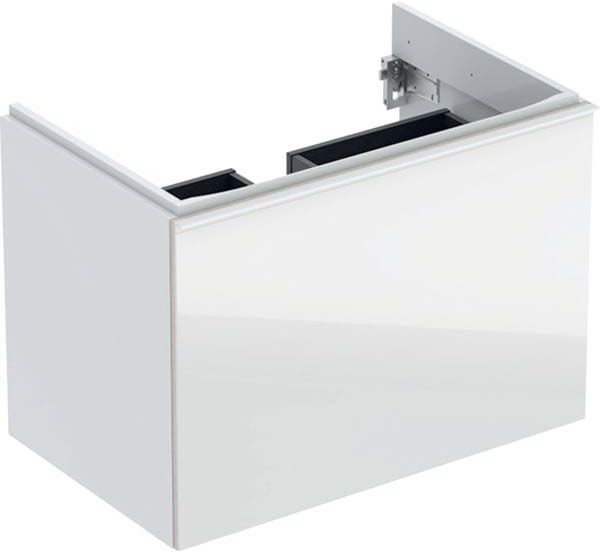 Acanto Geberit 500611012 74x53,5x47,6 cm, verre blanc - blanc brillant