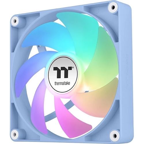 140x140x25mm Thermaltake CT140 ARGB Sync PC Cooling Fan Hydrangea Blue 2 Pack