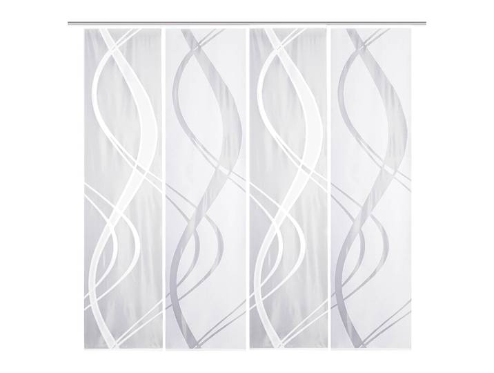 Panneaux japonais Tibaso lot de 4 57 x 225cm Blanc