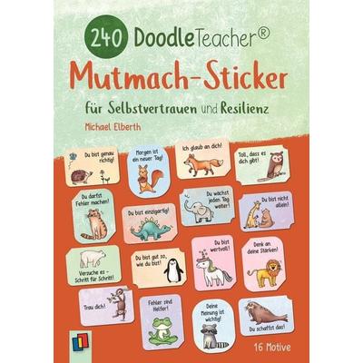240 Doodleteacher Mutmach-Sticker, Geheftet von Doodleteacher, Verlag an der Ruhr, 978-3-8346-7178-3