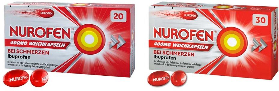 Nurofen 400 mg Weichkapseln 20 stk und 30 stk