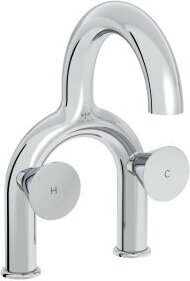 VITRA A42747 Zweigriff-Waschtischarmatur Liquid