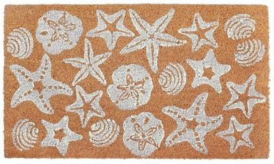 Liora Manne "Lush Decor Sea Jewels Coir Welcome Door Mat (1'6"" x 2'6"")"