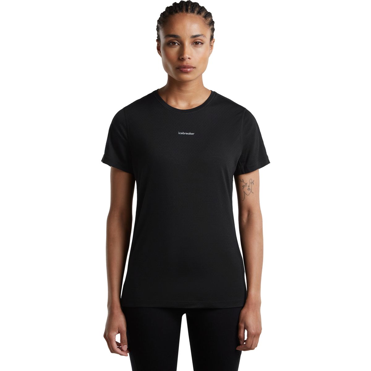 Icebreaker W Mer 125 Cool-lite Speed Short Sleeve Tee black (IB001) M 0A577LIB001-M