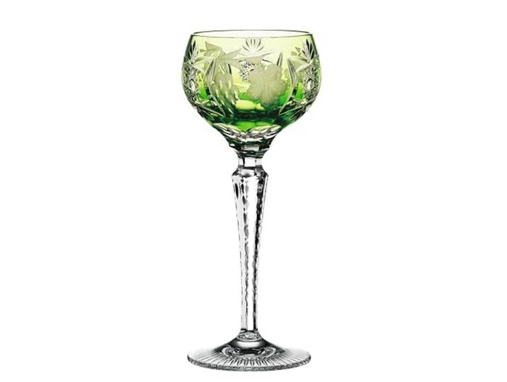 Nachtmann Weinglas mit Schliffdekoration, 230 ml, grün, Traube, 35953, Römerglas aus Bleikristall, spülmaschinenfest, Made in Germany