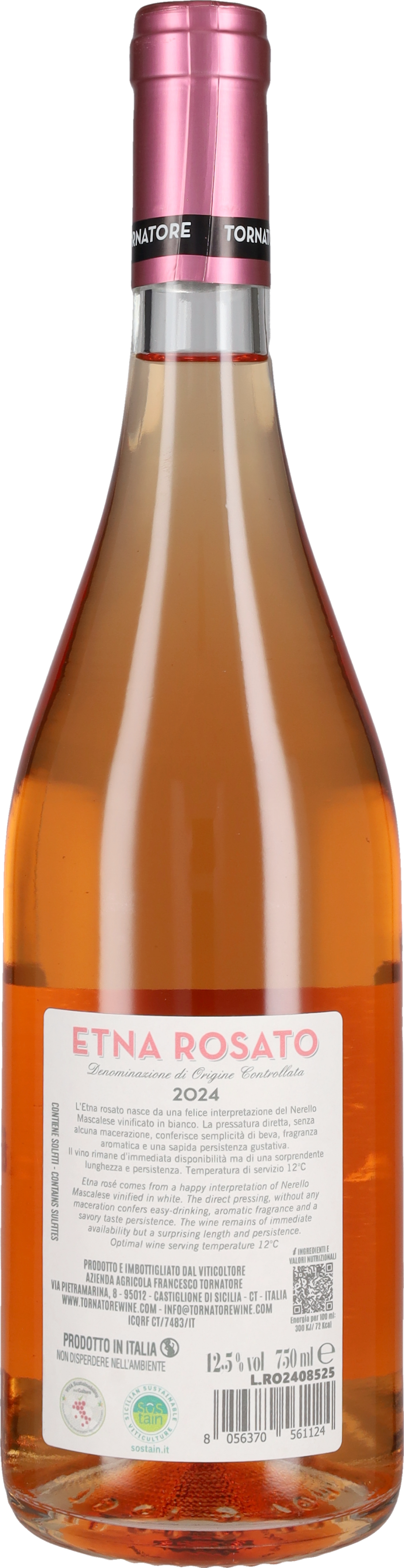 Etna Rosato Tornatore 2025