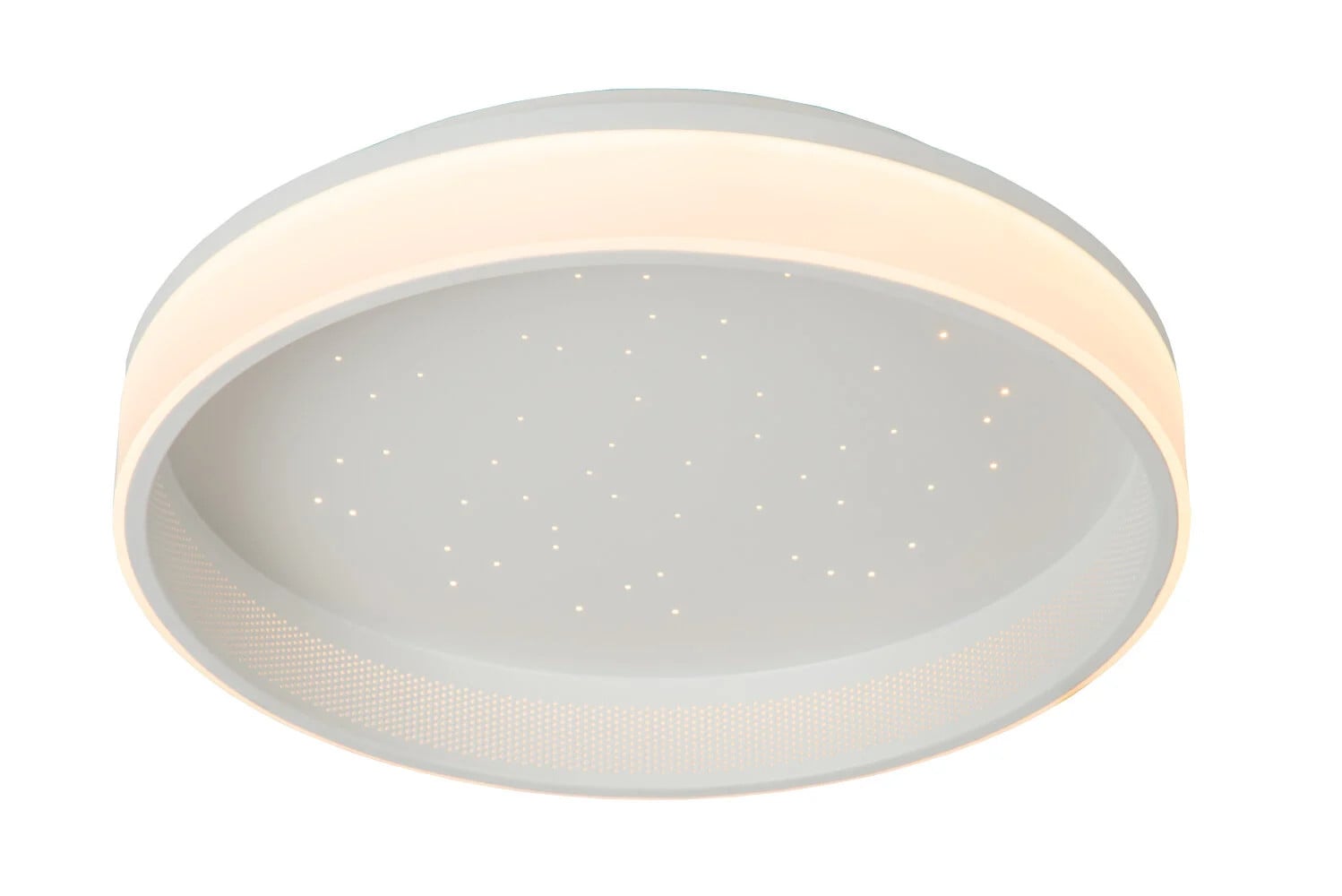 Lucide Estreja Design Plafondlamp Wit - LED - Dimmable - Ø 40 cm