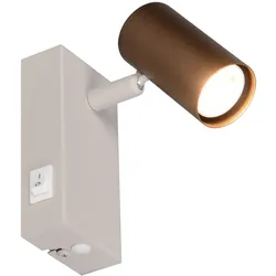 Wandspot TARYN coffee (BHT 14x14x6 cm) - BHT 14x14x6 cm