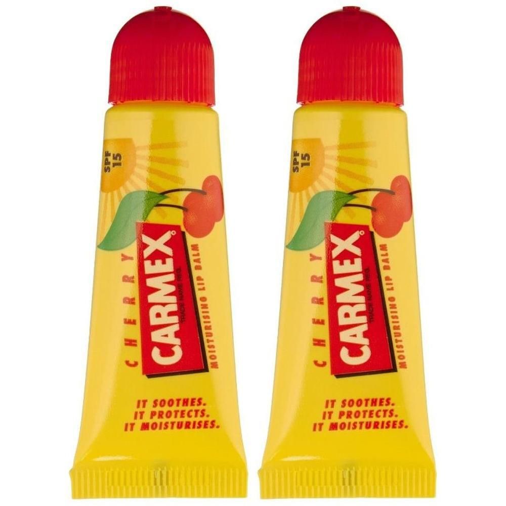 Carmex Lippenbalsam Cherry LSF 15 2x 2x10 g Lippenschutz