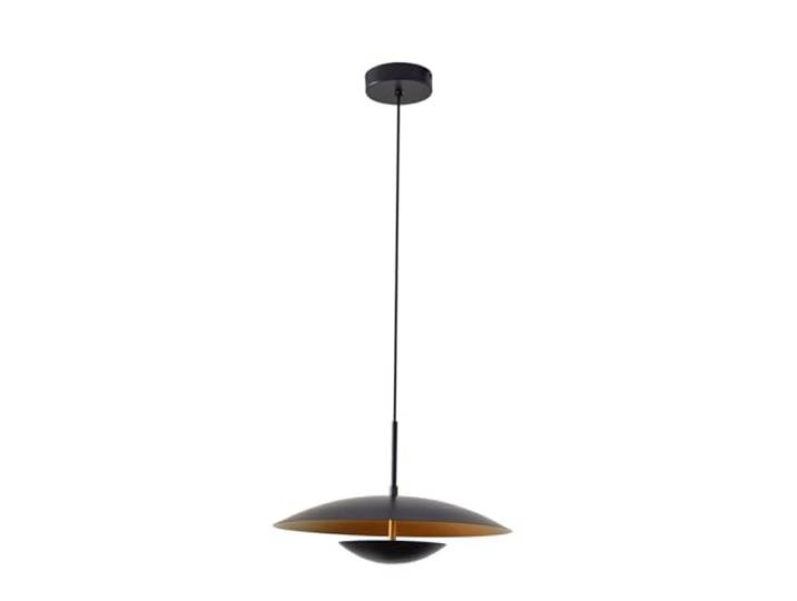 Lindby LED Esstisch Pendelleuchte, LED Hängeleuchte Metall schwarz gold Hängelampe 11,4W LED, Hängelampe Wohnzimmer, Esszimmerlampe, Esstischlampe.