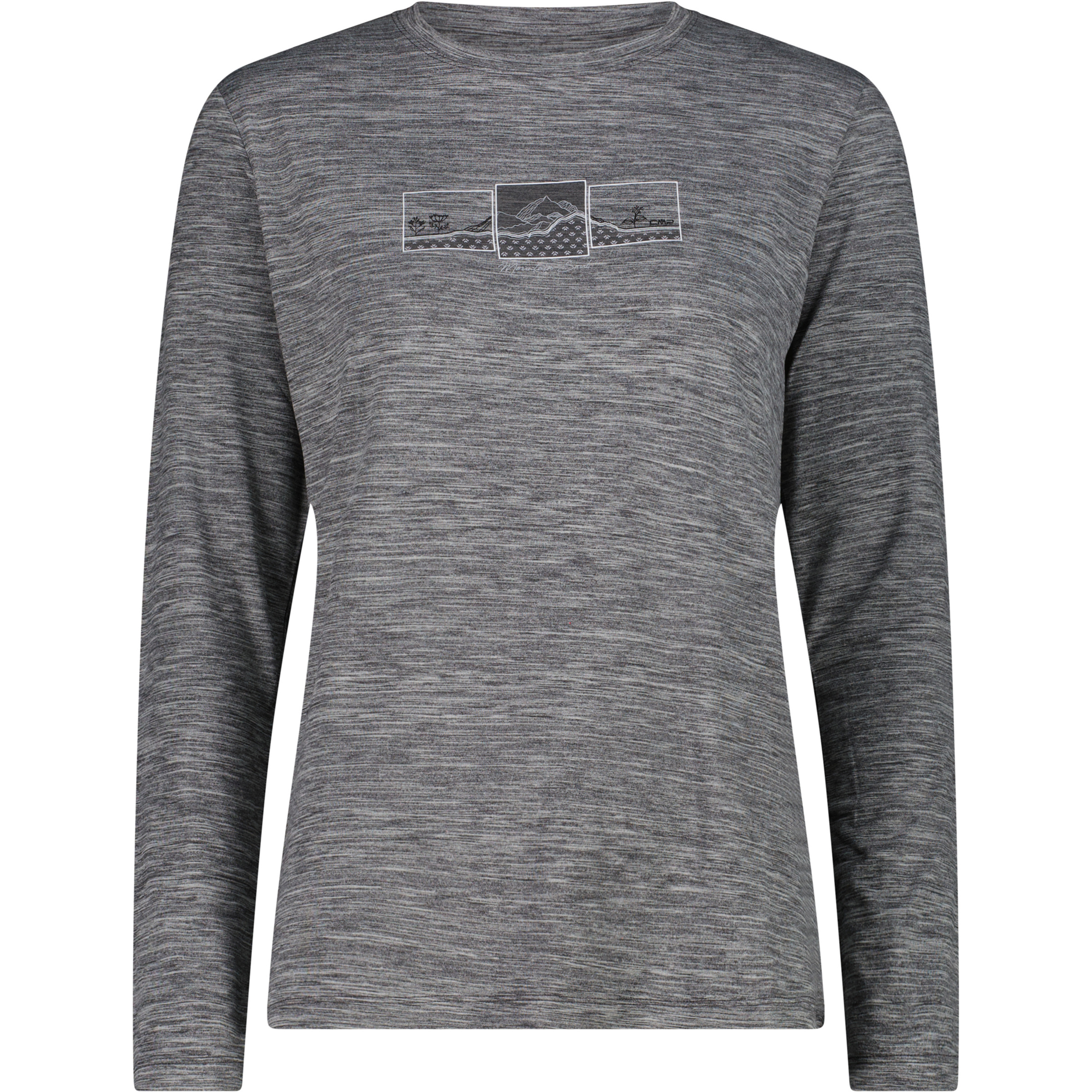 CMP Damen Longsleeves grau Größe 3XL Lifestyle
