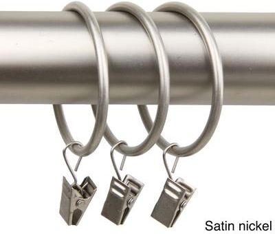 InStyleDesign 2 inch Curtain Rings - Set of 10
