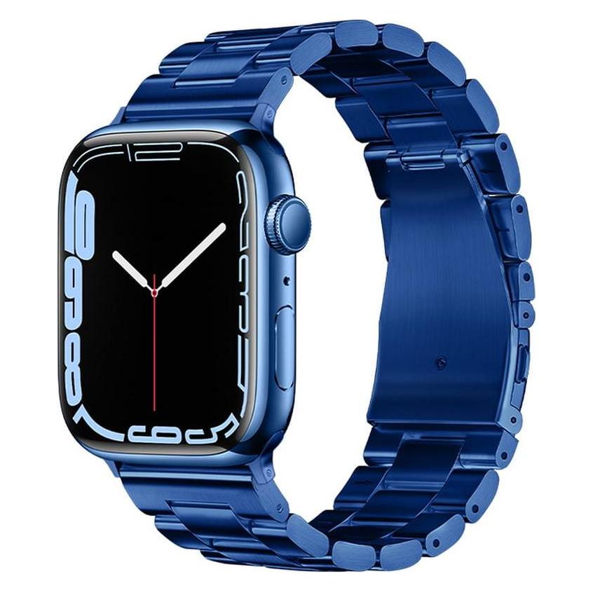 Forcell Strap F-DESIGN FA10 stainless steel strap for APPLE Watch 38 / 40 / 41 mm blue (Stainless Steel) (5903396222825)