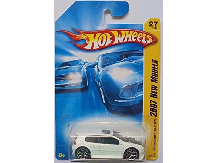 Hot Wheels VW Golf GTI weiß 5Y Rollen # 27 1/64 2007