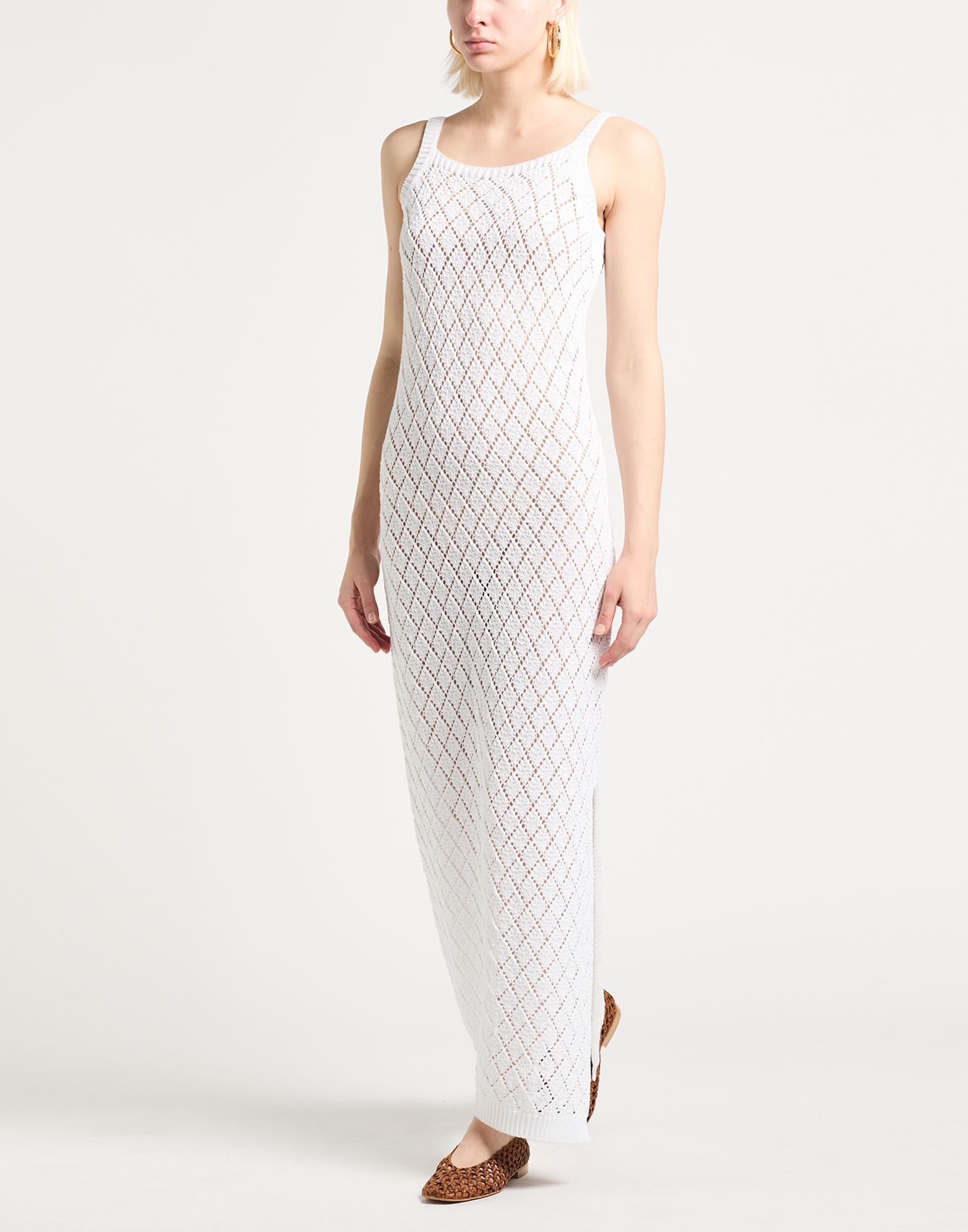 Eleventy Vestido largo Mujer Blanco S Mujer