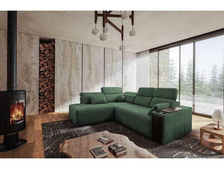 Kaiser Möbel Ecksofa Mindy VII mit Schlaffunktion, Stoff Verita, Ecksofa, mit Relaxfunktion