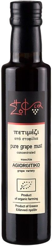 Wisdom Of Nature: Organic Grape Syrup 'Petimezi' (Glass Bottle -250ml)