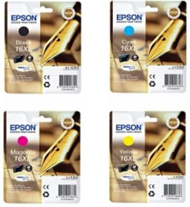 Epson 16XL (T1636) Pack 4 cartuchos de tinta