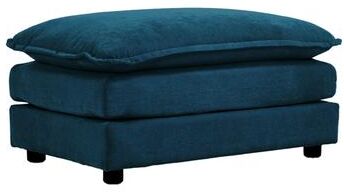 Loedds Chenille Modular Ottoman with Cushioned Top