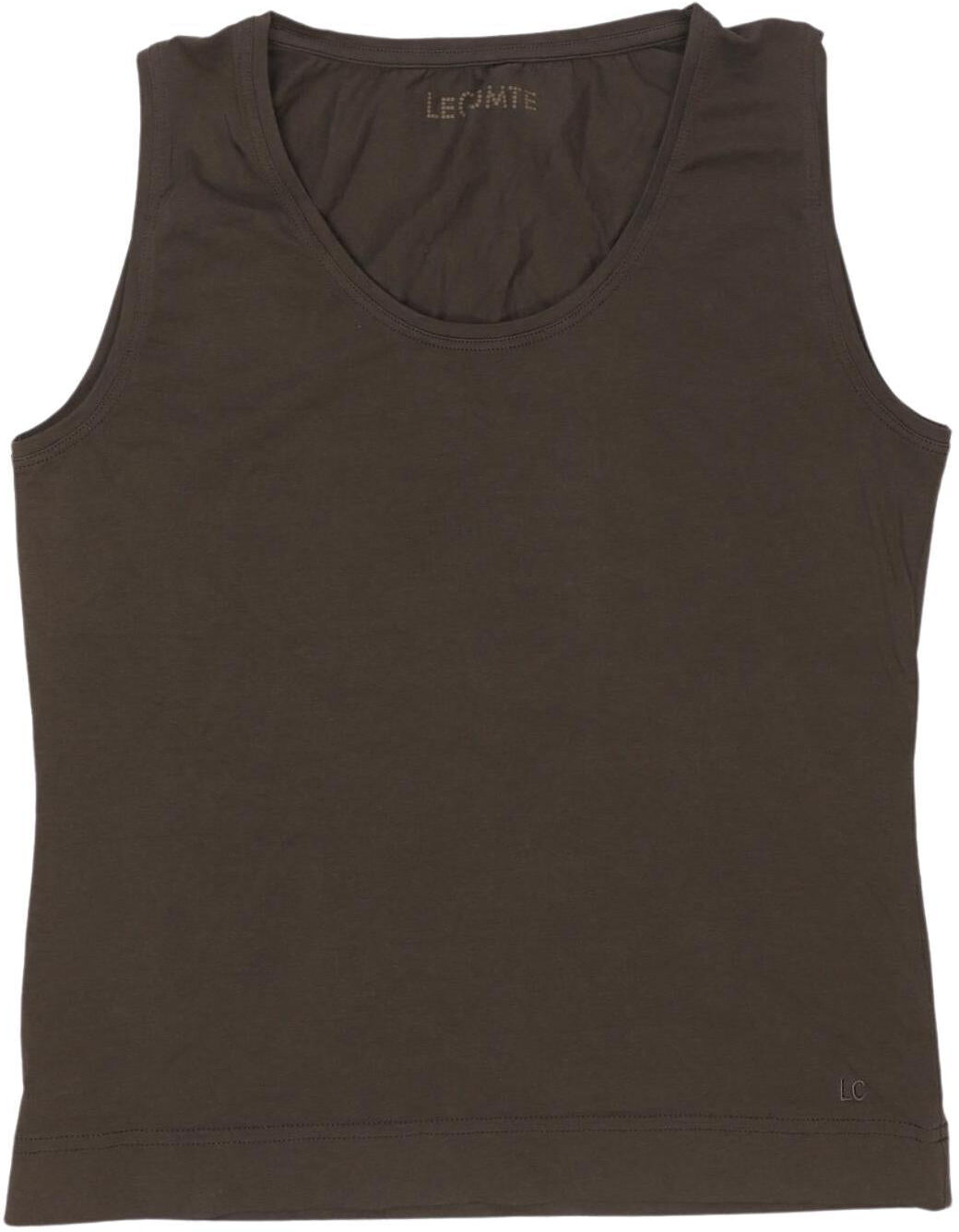 Lecomte Damen Top, Braun, Gr. S, kein / Etikett - Second Hand