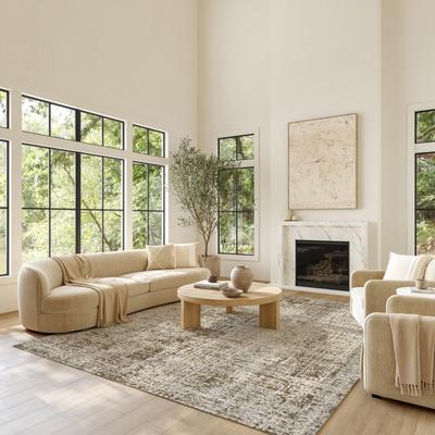 Nourison Gentle Framework Abstract Indoor Rug.